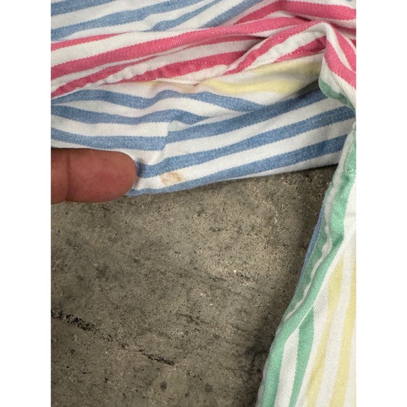 Nautica Multicolor Striped Long Sleeve Button Down Shirt Mens Large - Picture 8 of 11